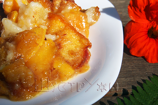 персиковый коблер на десерт рецепт
