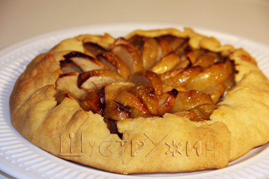 Как приготовить пирог галета с яблоками