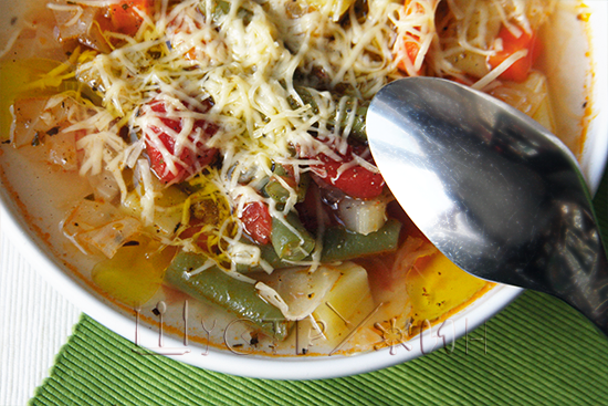 Итальянскай суп минестроне, рецепт с фото.