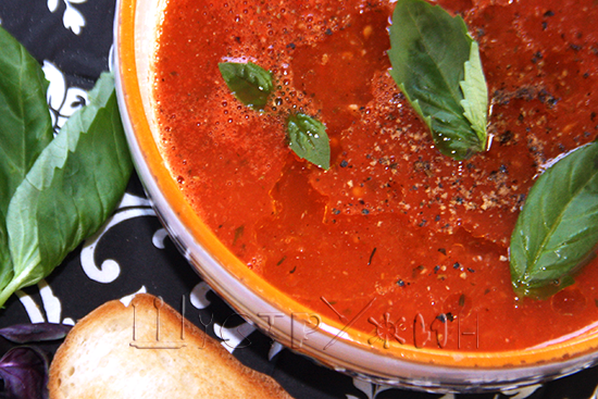 томатный суп из свежих помидоров, Рецепт с фото.