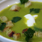 Зеленый гороховый суп