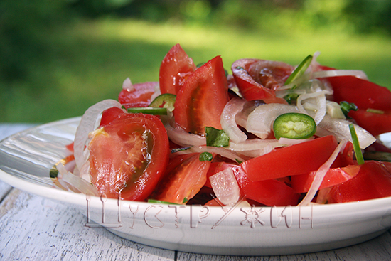 Салат с помидорами Ачичук. Рецепт с фото.