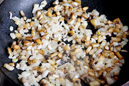 батат с грибами и сыром в духовке рецепт пошагово фото