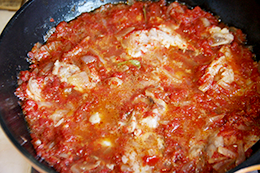 Скумбрия в томатном соусе, шаг 3, как приготовить фото