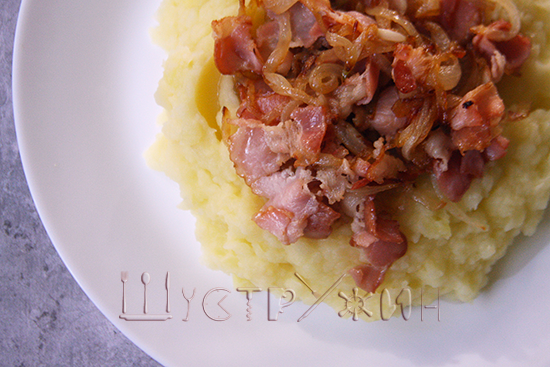 как приготовить картофельное пюре с яблоком