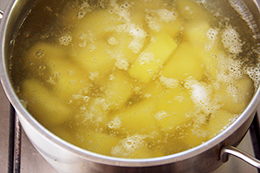 небо и земля с беконом, шаг 1, как приготовить фото