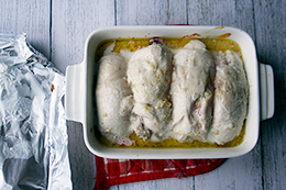 куриные рулетики на праздник, шаг 4