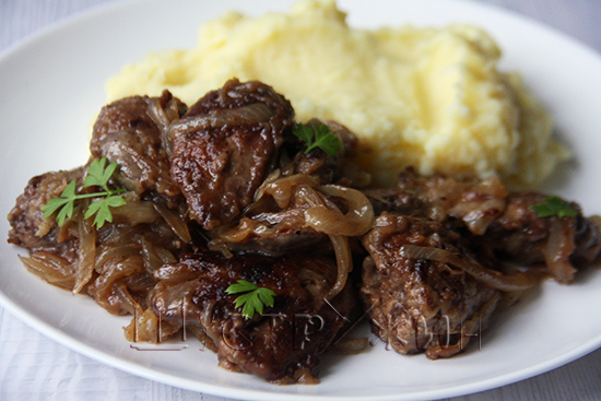 как приготовить нежнейшую куриную печень с луком