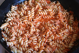 паста с консервированным тунцом, шаг 4