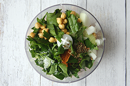 как приготовить фалафель из нута, шаг 2, как приготовить фото