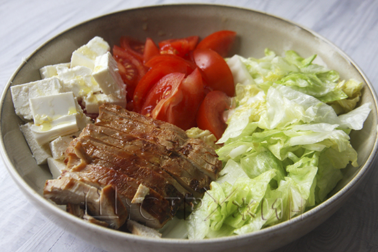 Как приготовить Яичный салат с зелёным луком.