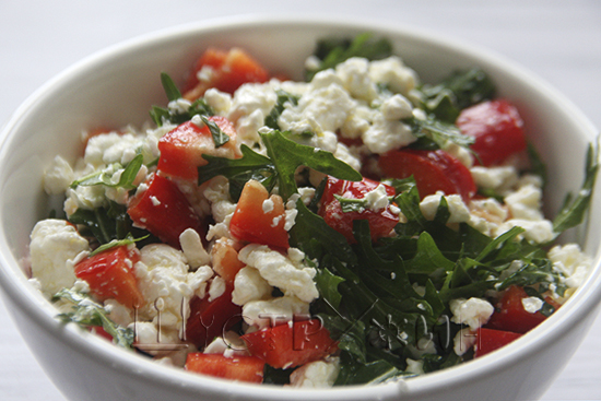 Как приготовить пп салат с творогом и зеленью на ужин.