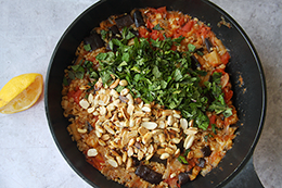 как приготовить постный булгур с овощами и арахисом, шаг 4