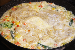 рецепт рыбы с замороженными овощами за 15 минут, шаг 4