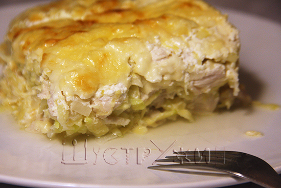 Запеканка с курицей и кабачком, рецепт. Как приготовить запеканку из куриного филе с кабачком