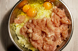 как приготовить диетическую запеканку из кабачка и курицы, шаг 2, как приготовить фото