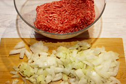 рецепт запеченной тыквы с мясом и фаршем, шаг 3